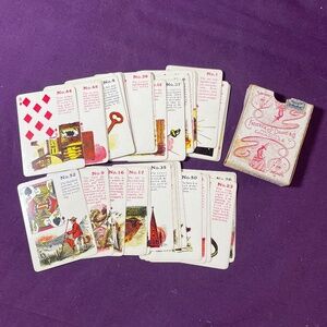 Gypsy Witch Fortune Telling Playing Cards - Madame Le Normand VINTAGE Original